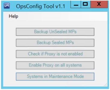 OpsConfigTool